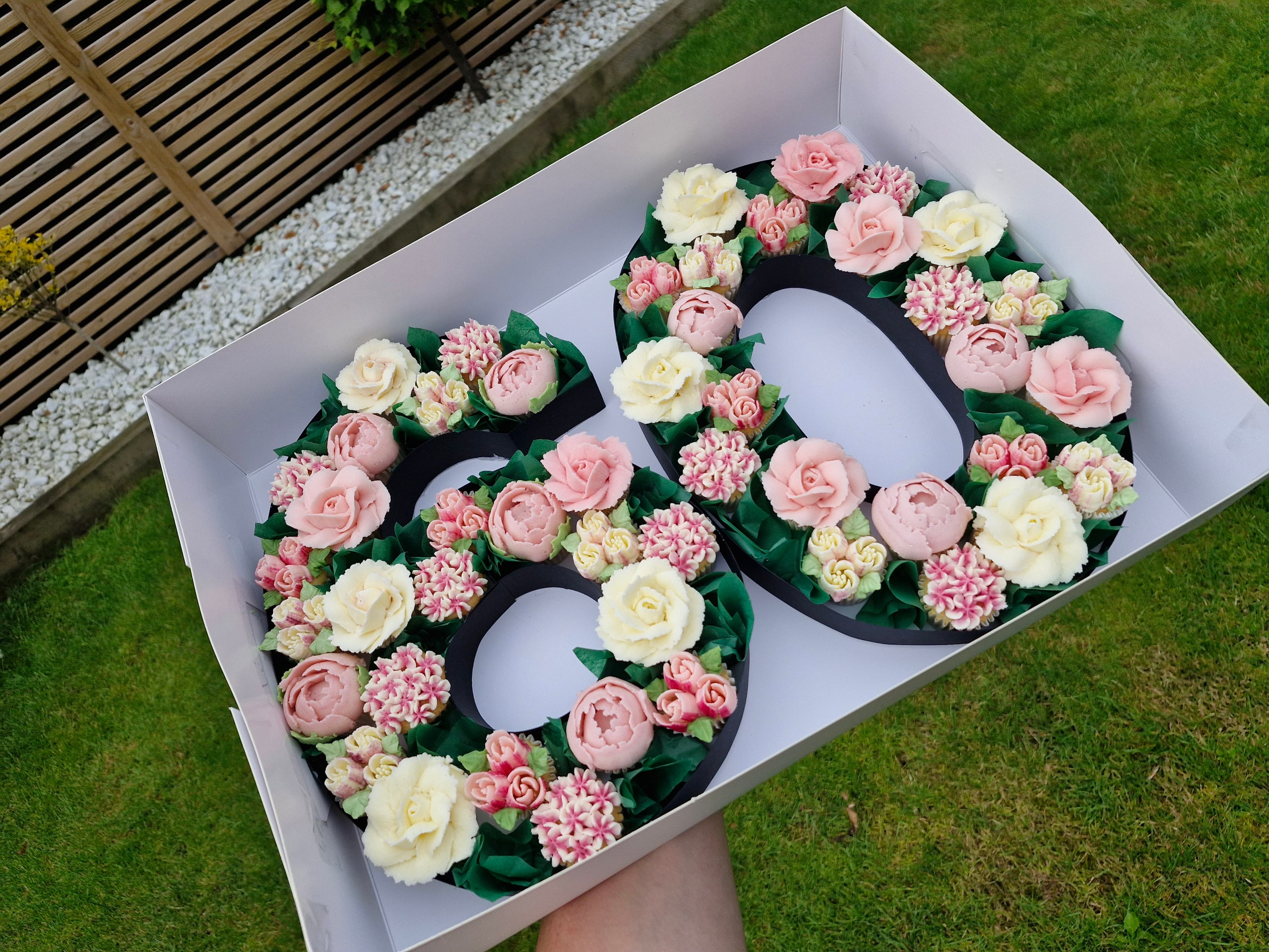 Beautiful cupcake arrangement